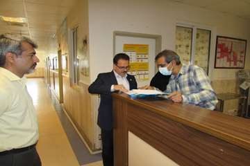 بازدید از بخش اطفال